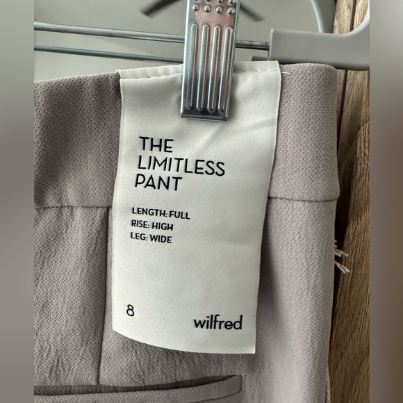 Aritzia Wilfred Limitless Pant in Blush Grey - Picture 3 of 4